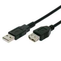 Καλώδιο προέκταση A/F USB 2.0V (480mbp/s) - 3m - BLACK