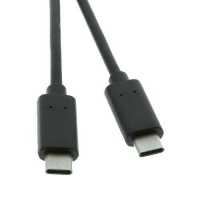 POWERTECH Καλώδιο USB Type C σε Type C , 1m, Black