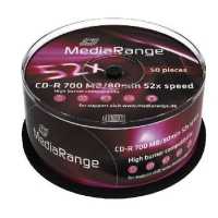 MediaRange CD-R 52x 700MB/80min Cake50